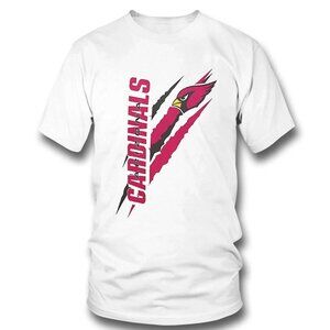 Arizona Cardinals Starter Color Scratch Logo NFL Team Fan Graphic T-Shirt Tee